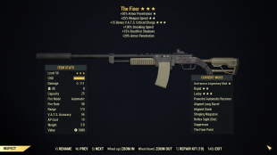 [PC] Anti-armor The Fixer (+25% Weapon Speed / +15 Bonus VATS Critical Charge) AA2515v - image