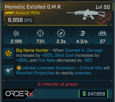 Memetic Extolled G.M.R. | Weapon - image