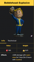Bobblehead: Explosive [+30% damage with explosives for 1 hour] - image