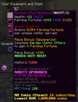 BEST FARM ACCS EPIC Rooted GREEN THUMB V Lotus Necklace + Cloak + Bracalet + Belt - image