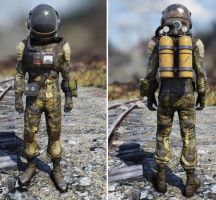 Swamp Camo Hazmat Suit - image
