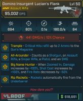 ⭐[MODDED] L50 LUCIAN'S FLANK - 95K DPS - 180/s FR - 0,1s AUTO RELOAD - ROCKETS - BNH - ALL-AROUNDER⭐ - image