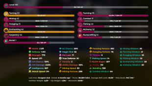 ☀️VIP + | 160 LEVEL | 40 AVG | 7 HOTM | 22 CATA | 3B NW | 59 FARMING☀️ Read the description - image