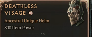 800 IP 1GA Deathless Visage - random stats - Season 9 - image