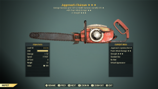[XBOX] Juggernaut's Chainsaw (+40% Power Attack Damage, +1 Strenght) - image