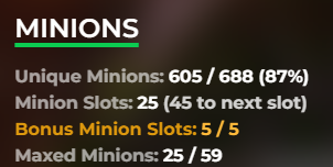 HYPIXEL SKYBLOCK ISLAND / PROFILE WITH NETWORTH 27B & 30 MINION SLOTS - image