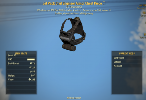 Civil Engineer full modded armor set + 15 legendary mod boxes at your choice [1-3 star] - image