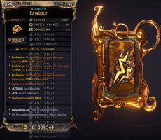 ⭐[MODDED] L40 RAINBOLT (FIRE) - 36.067 DMG - 12706% SPELL DMG - 6s COOLDOWN - ENCHANTEDx3⭐ - image