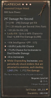 3GA Flamescar — Incinerate Shoots Homing Embers / +6,000 Fire DMG Lucky Hit / +75% Double DMG - image