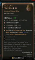 2GA Vasily's Prayer (43/50) ✷6 Defensive Posture ✷685 Maximum Life - image