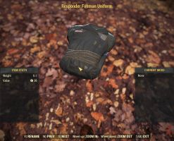 Responder Fireman Uniform + Responder Fireman Helmet [Outfit Set] - image