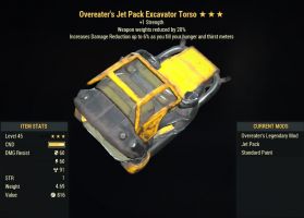 [PC] Overeater's JET PACK Excavator Power Armor Set (5/5 Weapon Weights Reduction, 5/5 Strength) - image