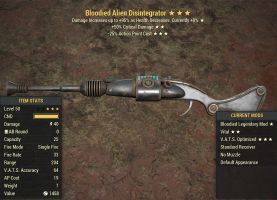 Bloodied Alien Disintegrator [+50% critical damage/25% less VATS AP cost] - image