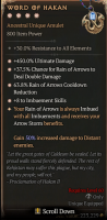 4GA WORD OF HAKAN + Max Roll 50%（apamc） - image