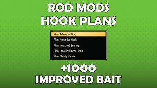 [XBOX] Fishing Rod Mods and Hooks Plans 5in1 bundle + 1000 Improved bait - image
