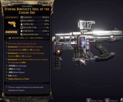 ⭐[MODDED] L40 BONIFACE'S SOUL - 80.502 DMG (+80.300 FIRE DMG) - 6.84s FIRE RATE - ENCHANTEDx3!⭐ - image