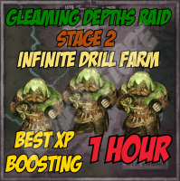 Gleaming Depths RAID - Stage 2 [Infiinite Drill Farm] 1 HOUR - BEST XP BOOST! - image