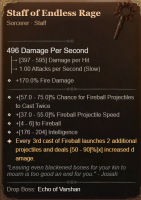 4GA Staff of Endless Rage + Max Roll - image