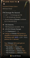 2GA Wushe Nak Pa (280/300) ✷282 Dexterity ✷435% Ultimate Damage - image