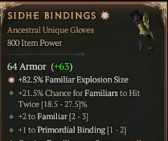 800 IP 1GA Sidhe Bindings - random stats Season 9 - image