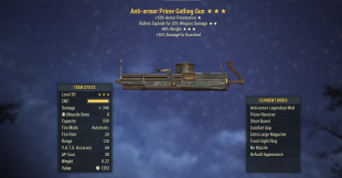 ⭐️Anti-Armor Explosive Gatling Gun[90% Reduced Weight] | FULLY MODDED⭐️ - image