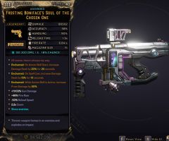 ⭐[MODDED] L40 BONIFACE'S SOUL - 80.502 DMG (+80.300 FROST DMG) - 6.84s FIRE RATE - ENCHANTEDx3!⭐ - image