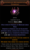 ✅  Controlled Metamorphosis Diamond Jewel - All Platform [POE 2] - image