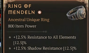 800 IP 1GA Ring of Mendeln - random stats - Season 9 - image