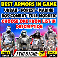 Fallout 76 x1 Armor of ur choice ( Urban armor - Forest armor - Marine armor  - bos combat armor ) - image