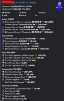 VIP | 14B NETWORTH | 144 LVL | 4.4B PURSE | CATA 43 | SLAYER 7/6/5/7 | TERM + HYPERION - image