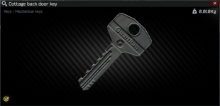 ✅⭐ Cottage back door key ✅⭐ 0.13 FLEA - image