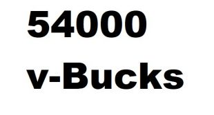 54000  Fortnite V-Bucks - image