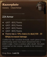 4GA Razorplate 4GA Unique Item, High Aspect - image