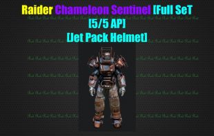 Raider Chameleon Sentinel [Full SeT] [5/5 AP][Jet Pack Helmet][Power Armor] - image