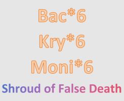 S10-Runes-(6x Bac, 6x Kry, 6x Moni )--(Runes for Shroud of False Death) - image