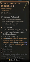 2GA Sunstained War-Crozier(Max Aspect) ✷282 Dexterity ✷Chance Deal Double Damage - image