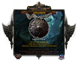 ⚜️ Astramentis Stellar Amulet High Stats: +120 to All Attributes (Non-Corrupted) ⚜️ Dawn of the Hunt - image