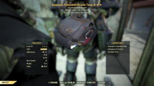 Assassin's WWR Ultracite Power Armor [5/5 AP Refresh] Full Set / With Jet Pack Arm - image