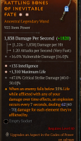 S5-> 2GA 925 Wand ✪135 Intelligence/✪1310 Maximum Life/47 Critical Strike Damage - image