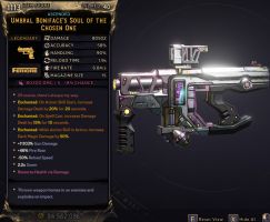 ⭐[MODDED] L40 BONIFACE'S SOUL - 80.502 DMG (+80.300 DARK DMG) - 6.84s FIRE RATE - ENCHANTEDx3!⭐ - image
