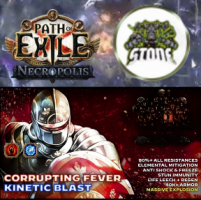Kinetik Blast Corrupting Fever Champion | Fast and Tank Build | Complete Setup [Necropolis SC] - image