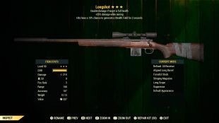 [XBOX] Longshot Instigating Hunting Rifle (+25% aiming damage/Chance for stealth field) - image