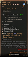 S9- 4GA SHARD OF VERATHIEL  + Max Aspect 150% (apamc) - image