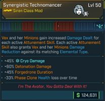 ⭐[MODDED] L50 SIREN (VEX) CLASS MOD - MAX ALL VEX SKILLS - 12  PERKS - TONS OF MODDED STATS⭐ - image