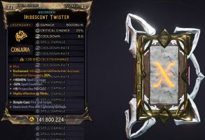 ⭐[MODDED] L40 TWISTER - 80.000x16 DMG - 16945% SPELL DMG! - 8.6S CD - ENCHANTED ASA ELE DMG 35%⭐ - image