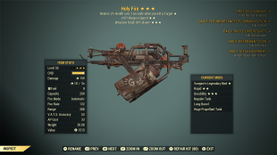 [XBOX] Holy Fire Vampire's Flamer (+25% Weapon Speed, Weapon breaks 50% slower) - image