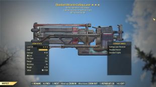 [LEGACY] Bloodied Explosive Ultracite Gatling Laser (90% reduced weight) - image