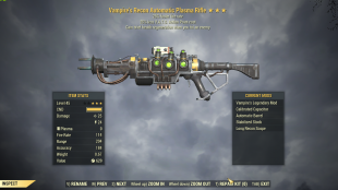 Vampire's 25% Faster Fire Rate Plasma Rifle 25% VATS Less Cost - image