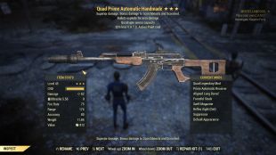 Quad Explosive Handmade [25% less V.A.T.S. Action Point cost] - image