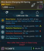⭐[MODDED] L50 KILL SPRING - ON USE +50% ALL RES 10s - ON USE ALL ELE IMMUNE 3s - ON USE SHOCK SPLAT⭐ - image